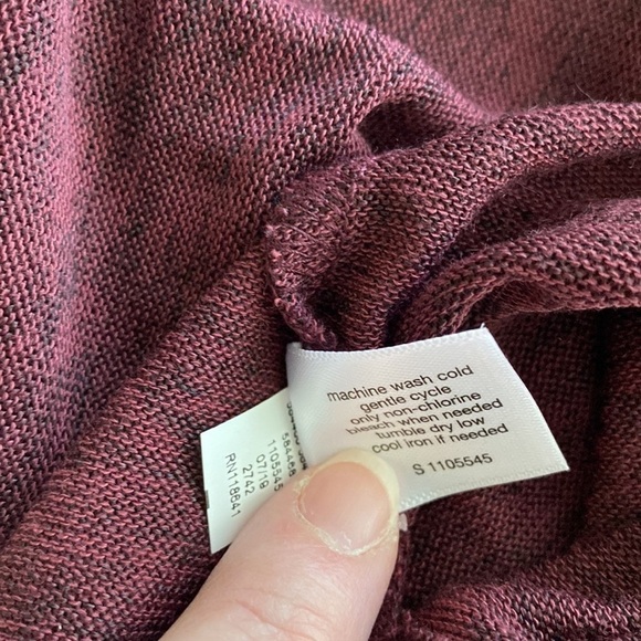 Lane Bryant dress flowy fit long sleeve turtle neck below knee size 14/16 NWT - Picture 9 of 9